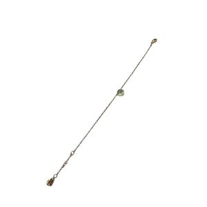Swarovski Gold Tone Green Crystal Bracelet